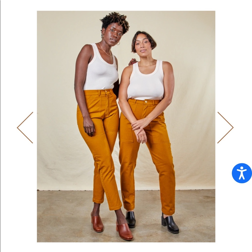 Big Bud Press mustard pencil pants